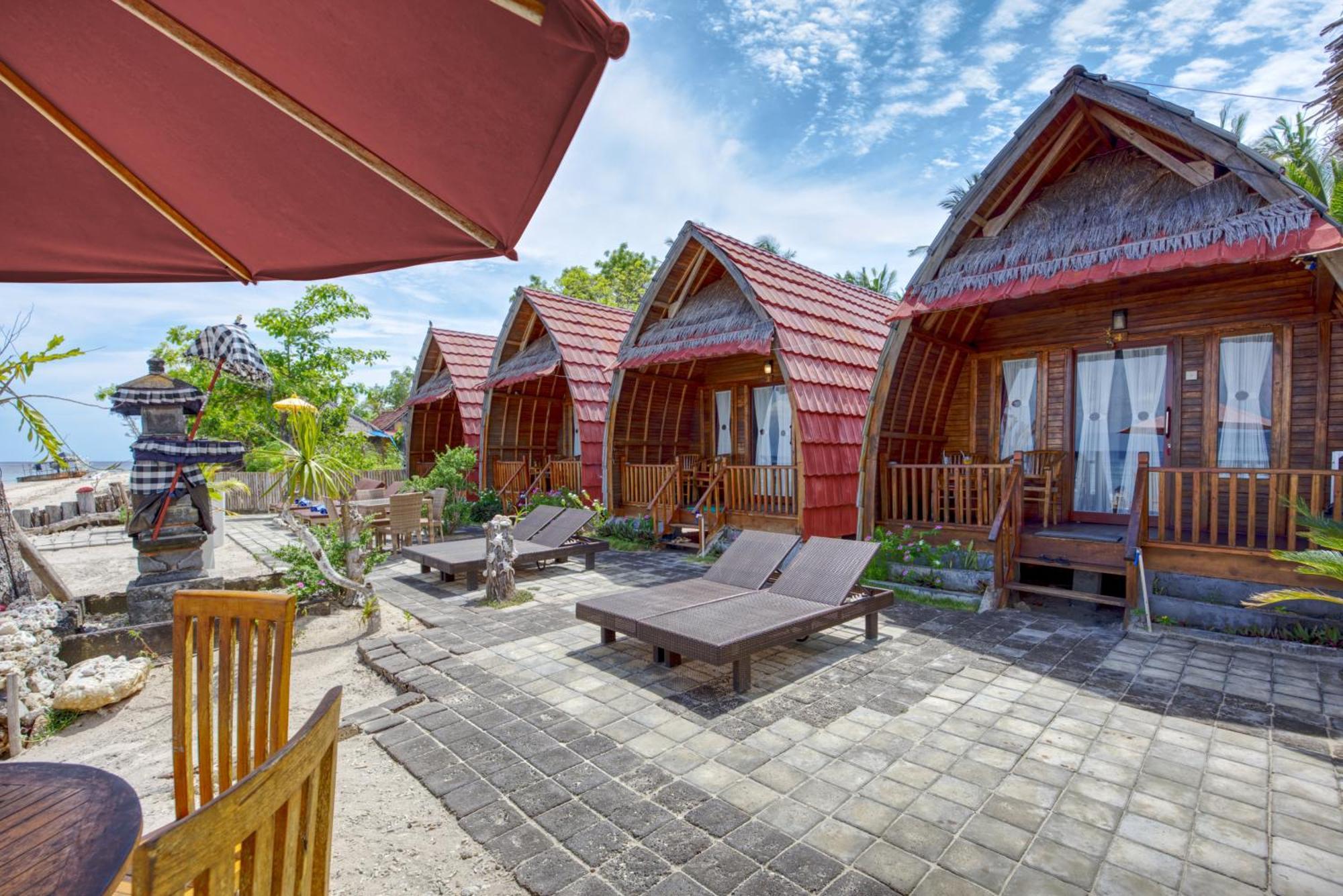 Santen Beach Bungalows Ped Exterior photo